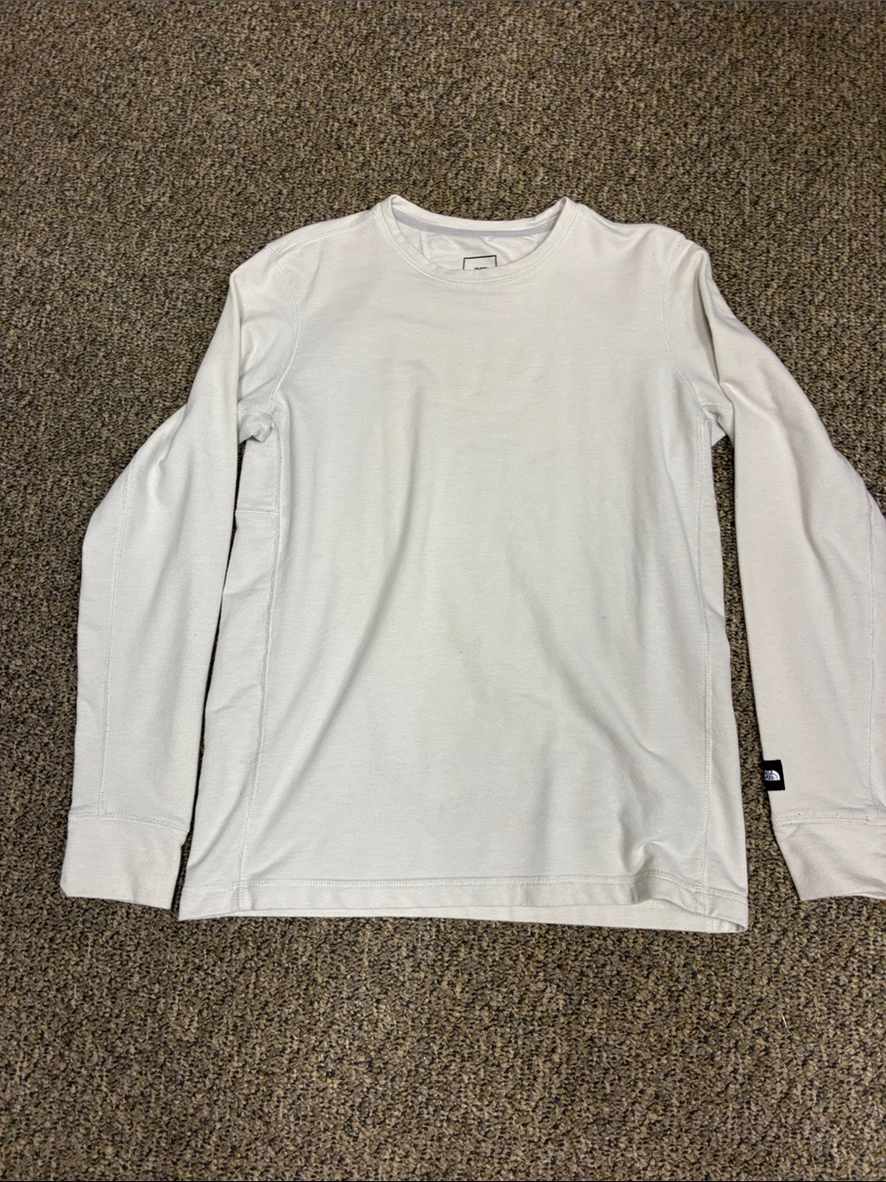 The North Face Men's Long Sleeve Crew - White